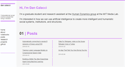 Desktop Screenshot of dcalacci.net